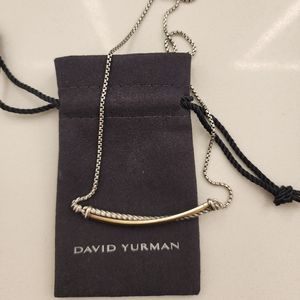 David yurman crossover bar necklace